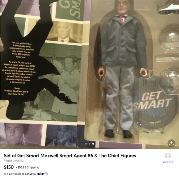 Set of Get Smart Maxwell Smart Agent 86 & The Chief Figures - Picture 3 of 3